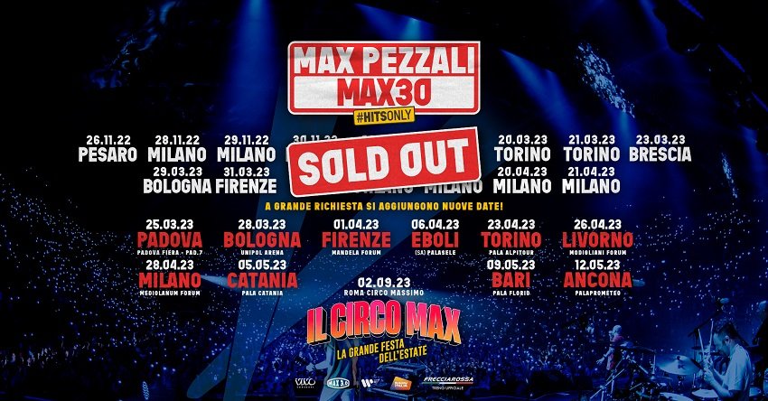 Biglietti MAX PEZZALI- Vivo Concerti