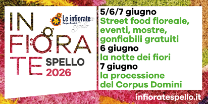 parcheggi infiorate spello 2026